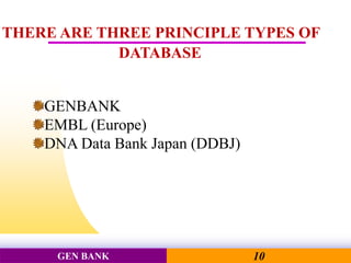 Gene bank by kk sahu | PPT