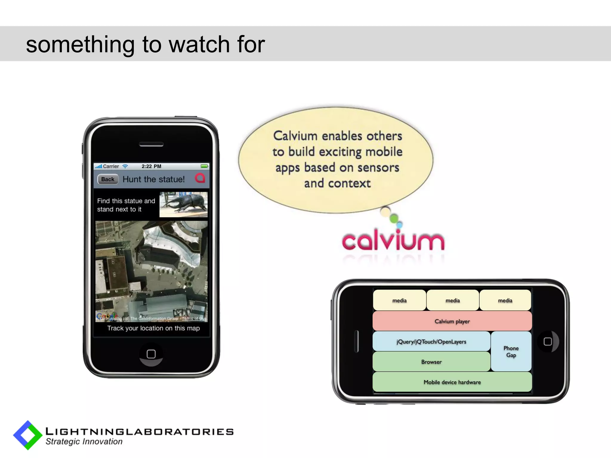 something to watch for
 