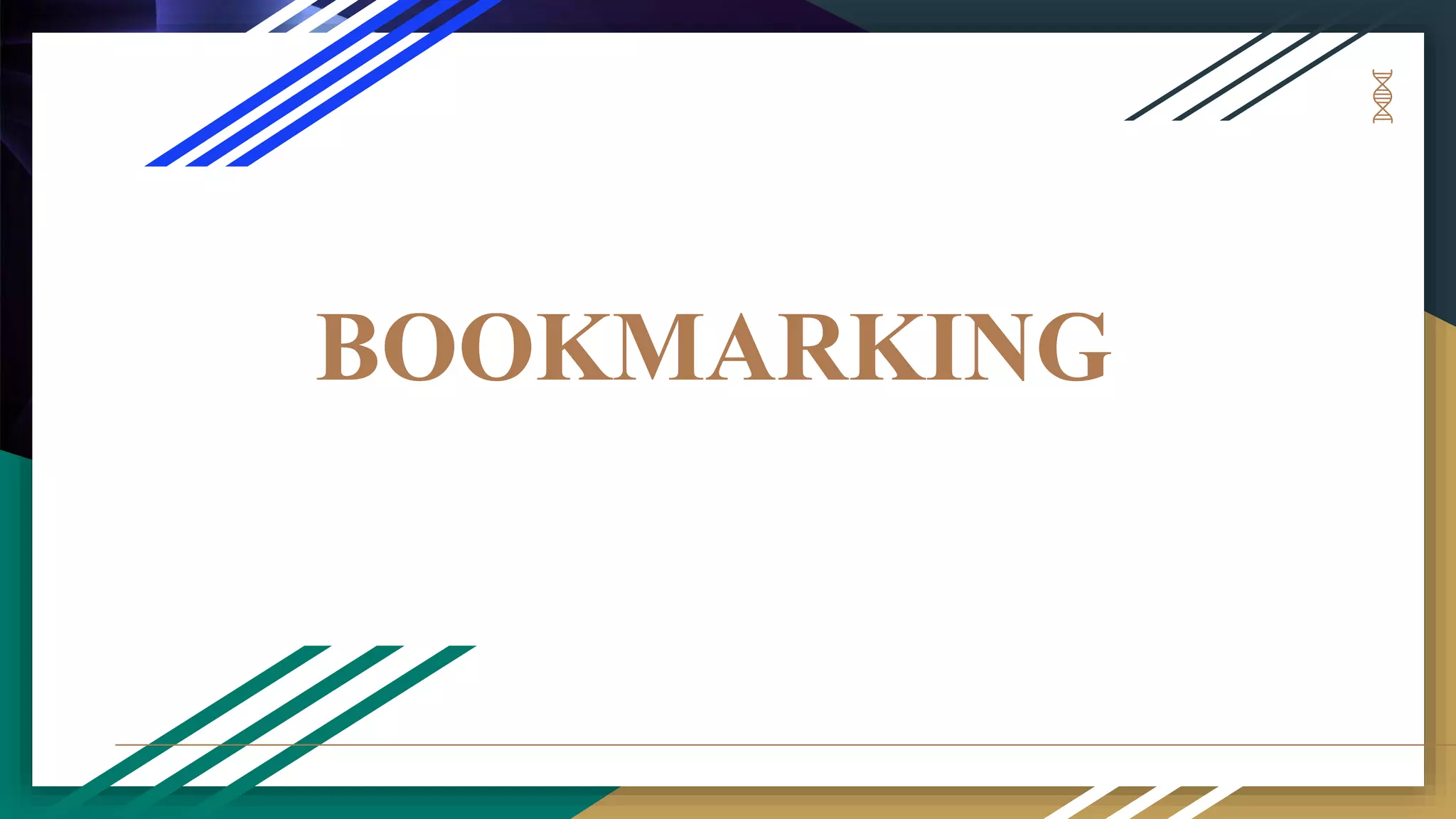 what is Gene bookmarking / Gene Bookmarking examples Biology IQ