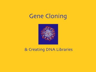 Gene Cloning & Creating DNA Libraries 
