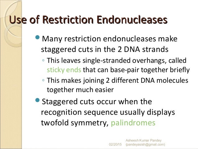 enzyme restriction cutter 6 Gene Cloning