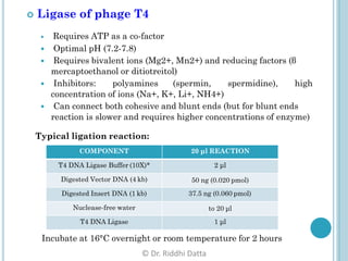 Basics of Gene cloning | PDF
