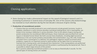 Gene cloning | PPTX