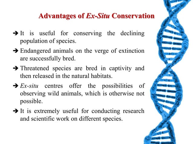 Gene Conservation, Types, Management and Advantages | PPT
