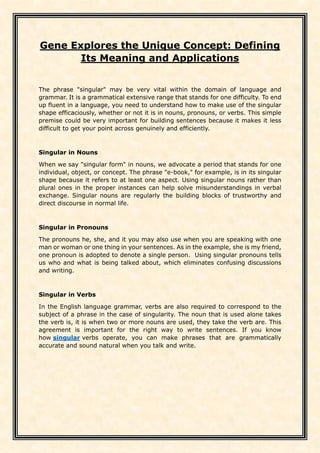 Singular Unique Examples Gene Explores the Unique Concept.....pdf