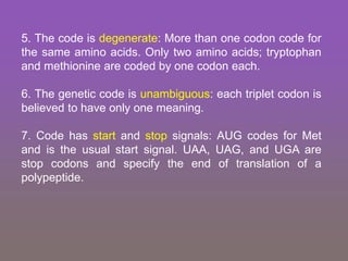Stop Code Uaa Gene Expression_AA1.ppt