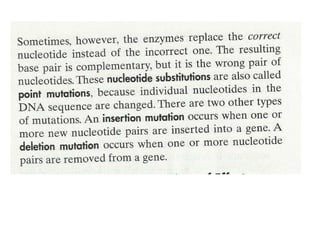 Gene expression and regulation
