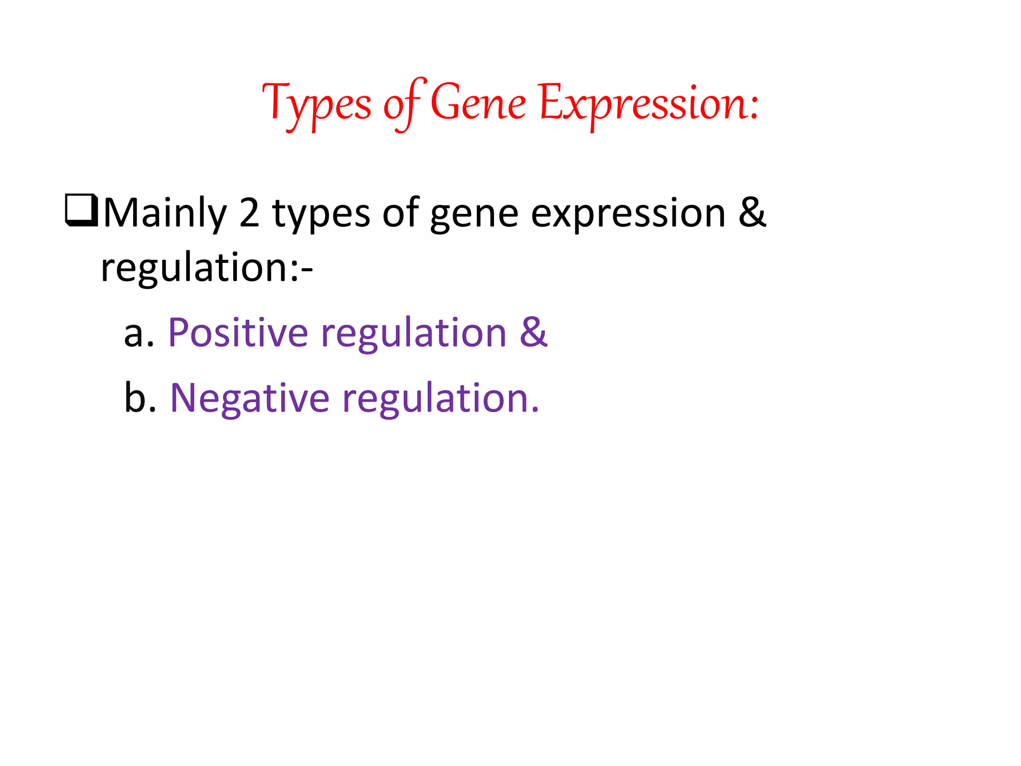Gene expression and regulation | PPTX