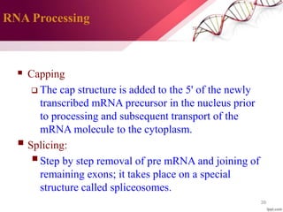 Gene expression concept and analysis | PPTX
