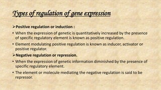 Gene expression in prokaryotes | PPTX