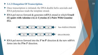Gene Expression and its Regulation( Cellular & Molecular Phaemacology ...
