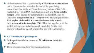 Gene Expression and its Regulation( Cellular & Molecular Phaemacology ...