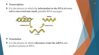Gene Expression and its Regulation( Cellular & Molecular Phaemacology ...