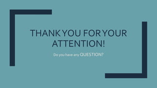 THANKYOU FORYOUR
ATTENTION!
Do you have any QUESTION?
 