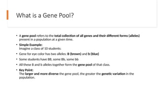 Understanding Gene Pools, Gene Frequencies, and Hardy–Weinberg ...
