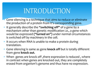 Gene knockoff | PPTX