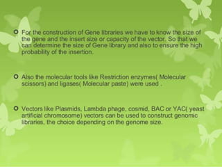Gene library | PPT