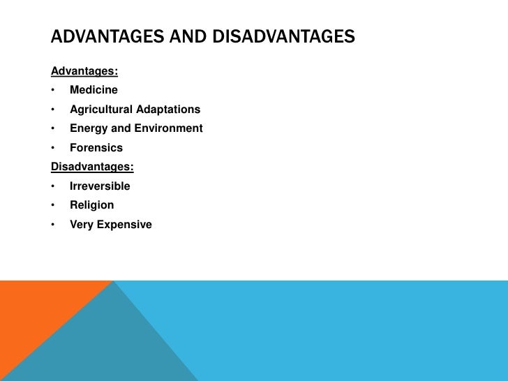 Disadvantages Of The Human Genome Project