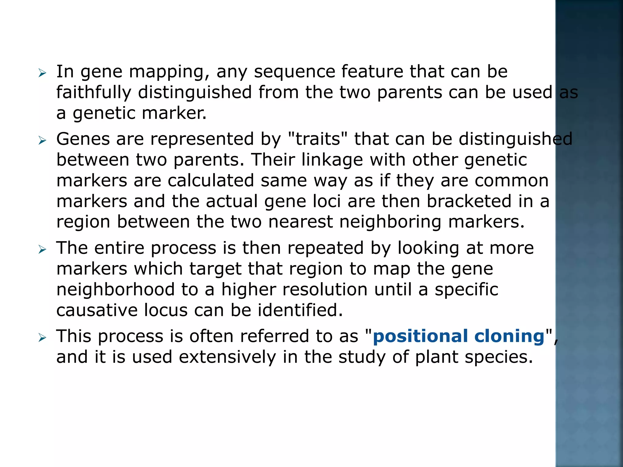 Gene mapping and gene cloning | PPTX