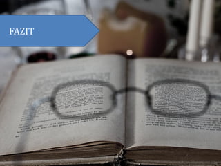 FAZIT




08.09.2011   Anja Lorenz & Christian Schieder: Störungen durch Social Media   23 | 26
 