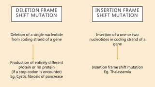 Gene mutation and Regulation of Gene expression | PPTX