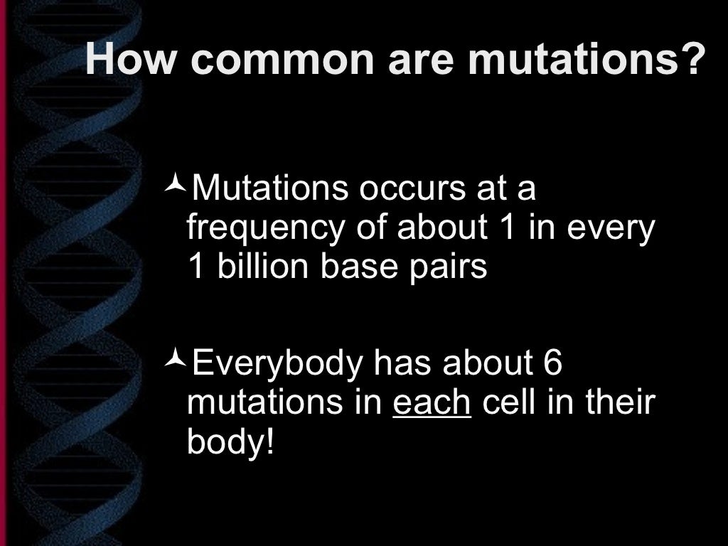 Gene mutations ppt