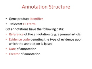 Light Intro to the Gene Ontology | PPTX