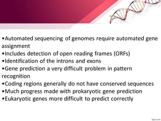 Gene prediction methods vijay | PPT