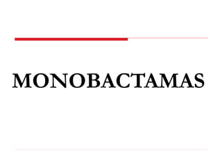 MONOBACTAMAS
 