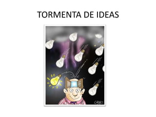 TORMENTA DE IDEAS
 