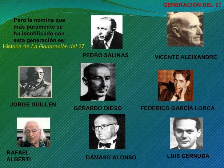 Resultado de imagen para LA GENERACION DEL 27