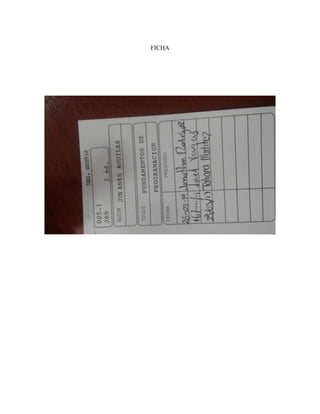 FICHA
 