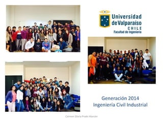 Carmen Gloria Prado Alarcón
Generación 2014
Ingeniería Civil Industrial
 