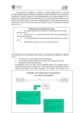 Generación de codigo c++ a partir de modelos uml | DOC