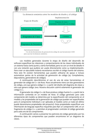Generación de codigo c++ a partir de modelos uml | DOC