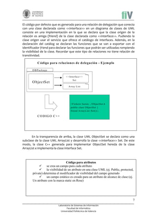 Generación de codigo c++ a partir de modelos uml | DOC
