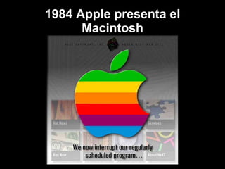 1984 Apple presenta el Macintosh 