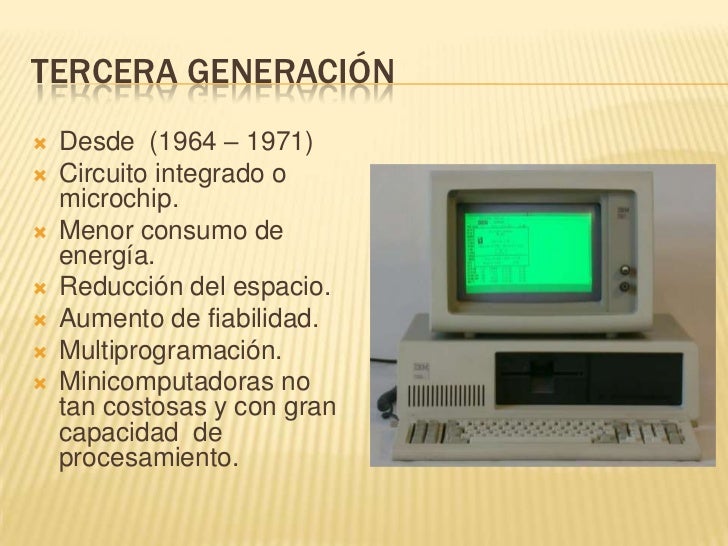 Resultado de imagen para generacion de los computadores