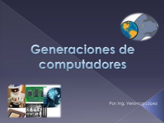 Generaciones de computadores Por: Ing. Verónica López 