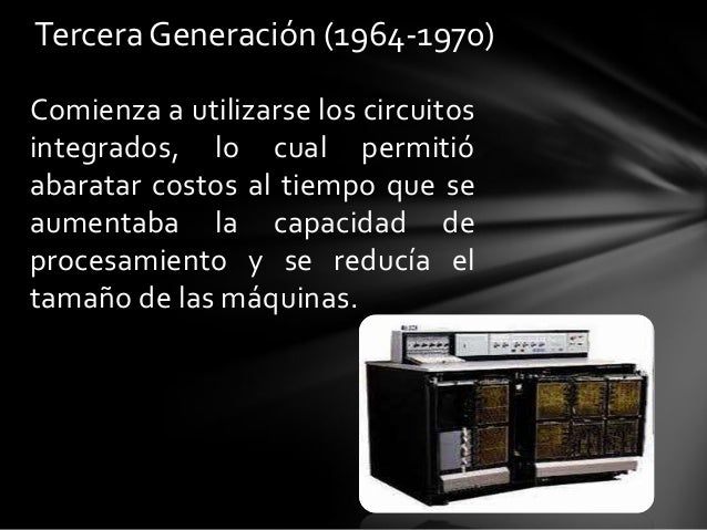 Generaciones de la computadora