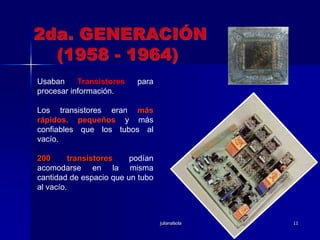  Generaban gran cantidad de calor. 