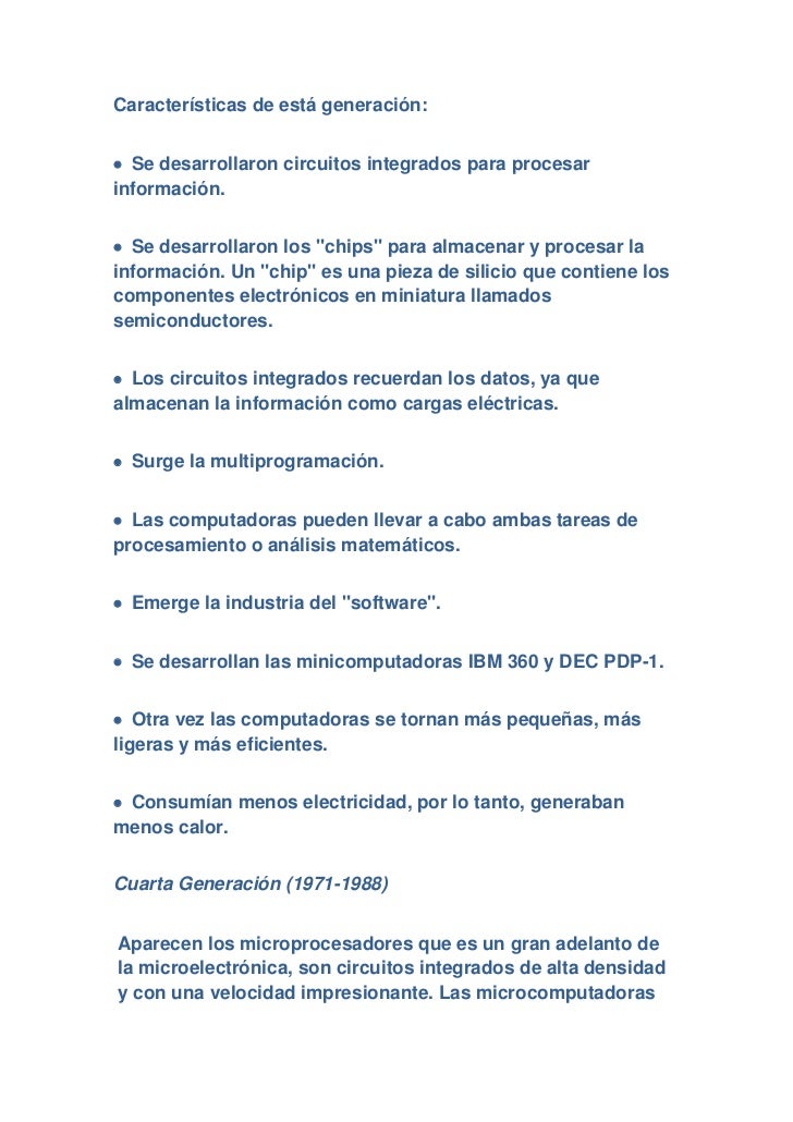octava generacion de computadoras pdf