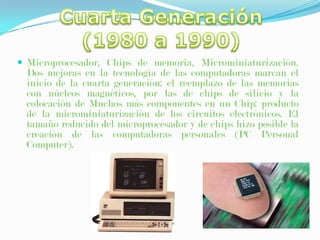 Generaciones del computador