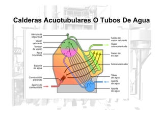 Calderas Acuotubulares O Tubos De Agua
 