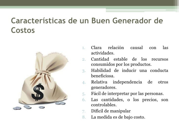 Generadores de costos