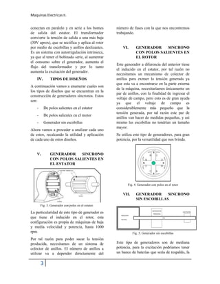 Generadores sincronos