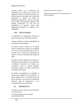 Generadores sincronos