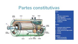 Partes constitutivas
eje
 