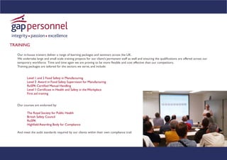 gap personnel online sales presentation