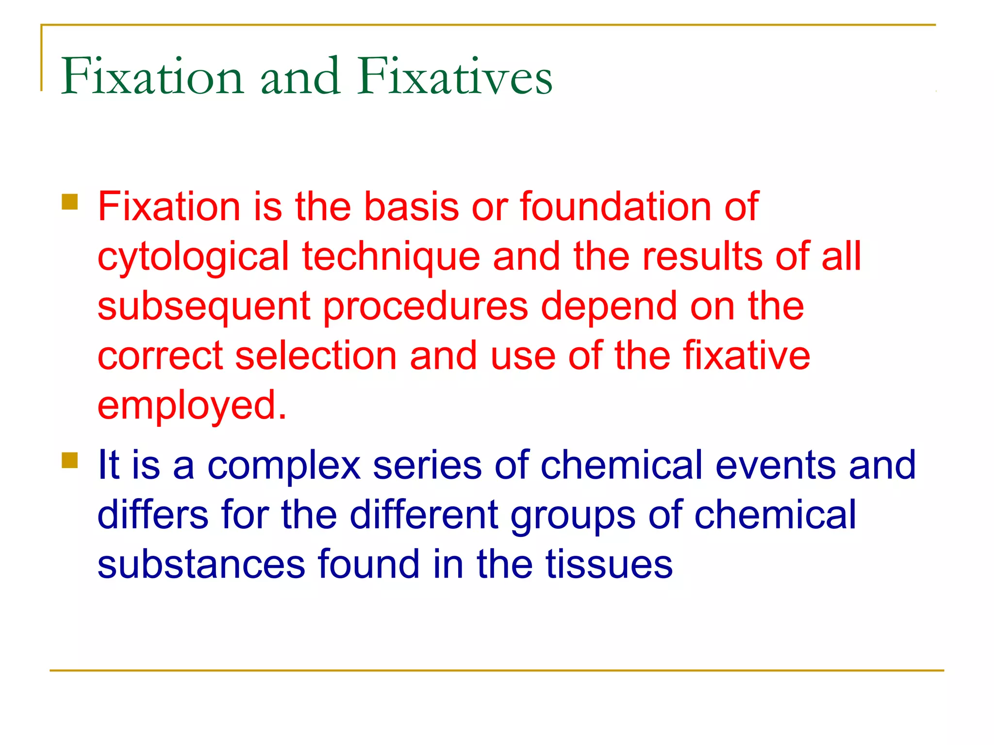 General 1 fixatives cytology PPT